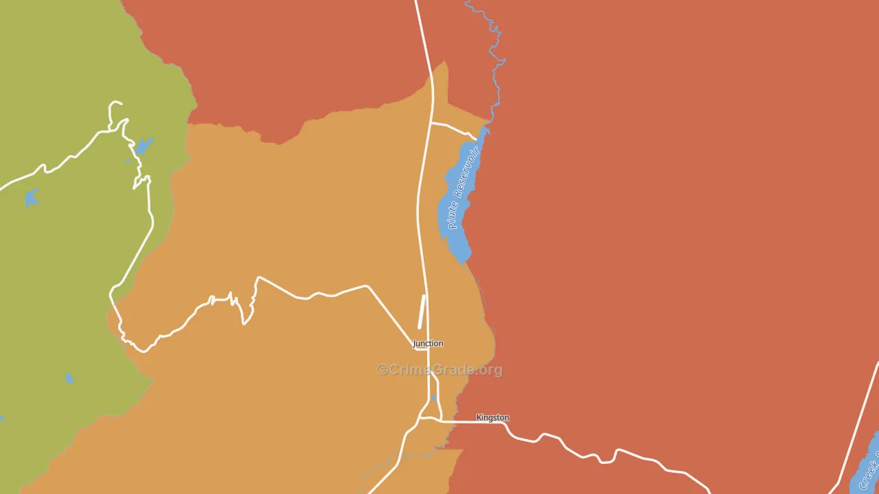 Piute County, UT Map of Drug-Related Crime Rates