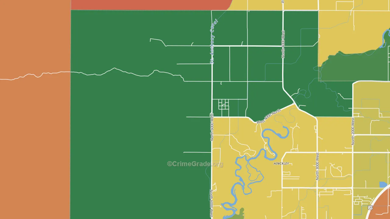Plano, ID Map of Drug-Related Crime Rates