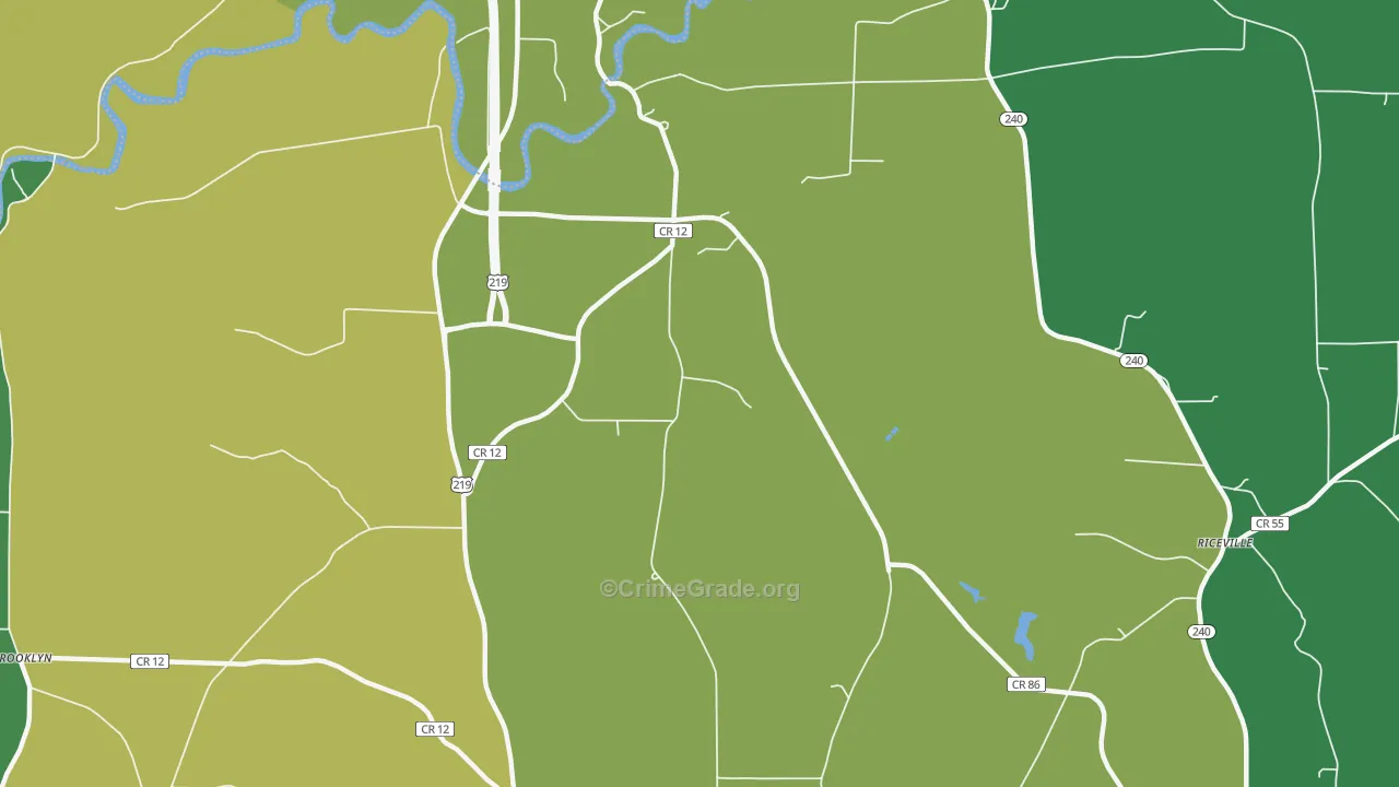 Plato, NY Map of Drug-Related Crime Rates