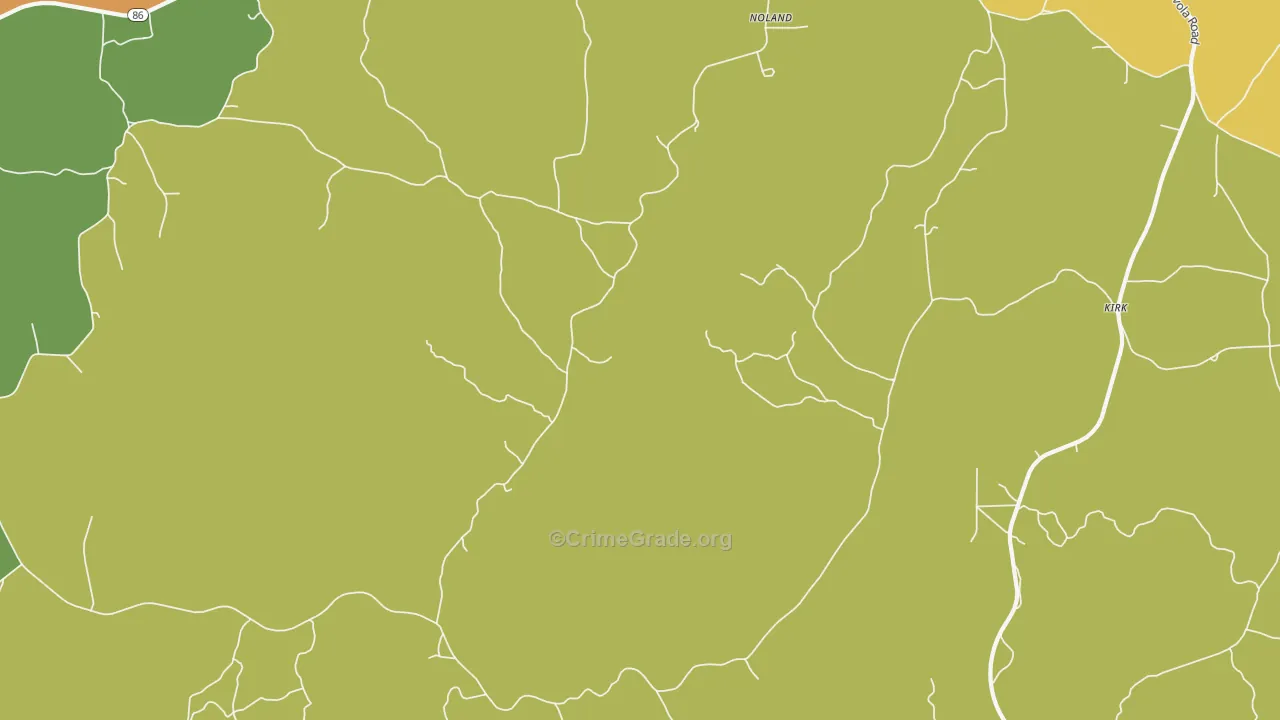 Pleasant Grove Estates, AL Map of Drug-Related Crime Rates