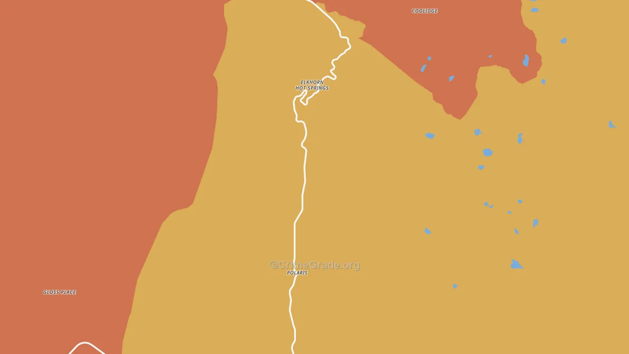 Polaris, MT Map of Drug-Related Crime Rates