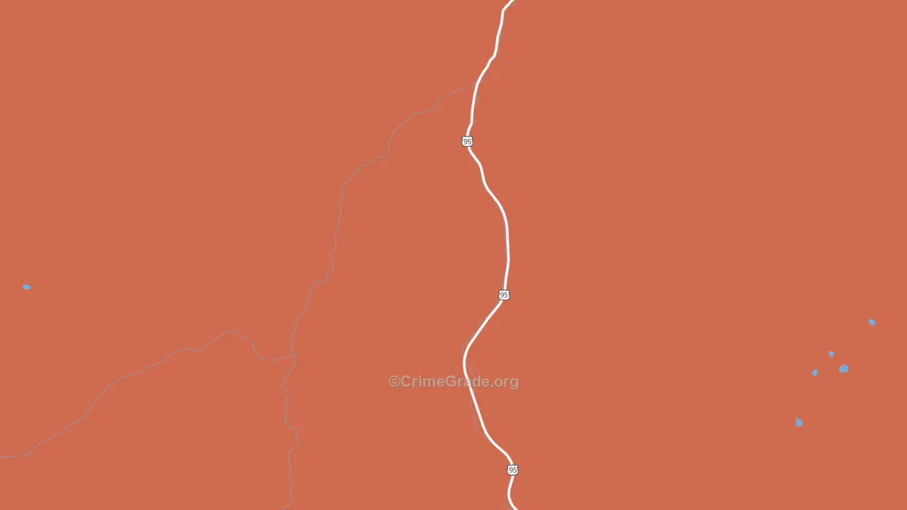Pollock, ID Map of Drug-Related Crime Rates