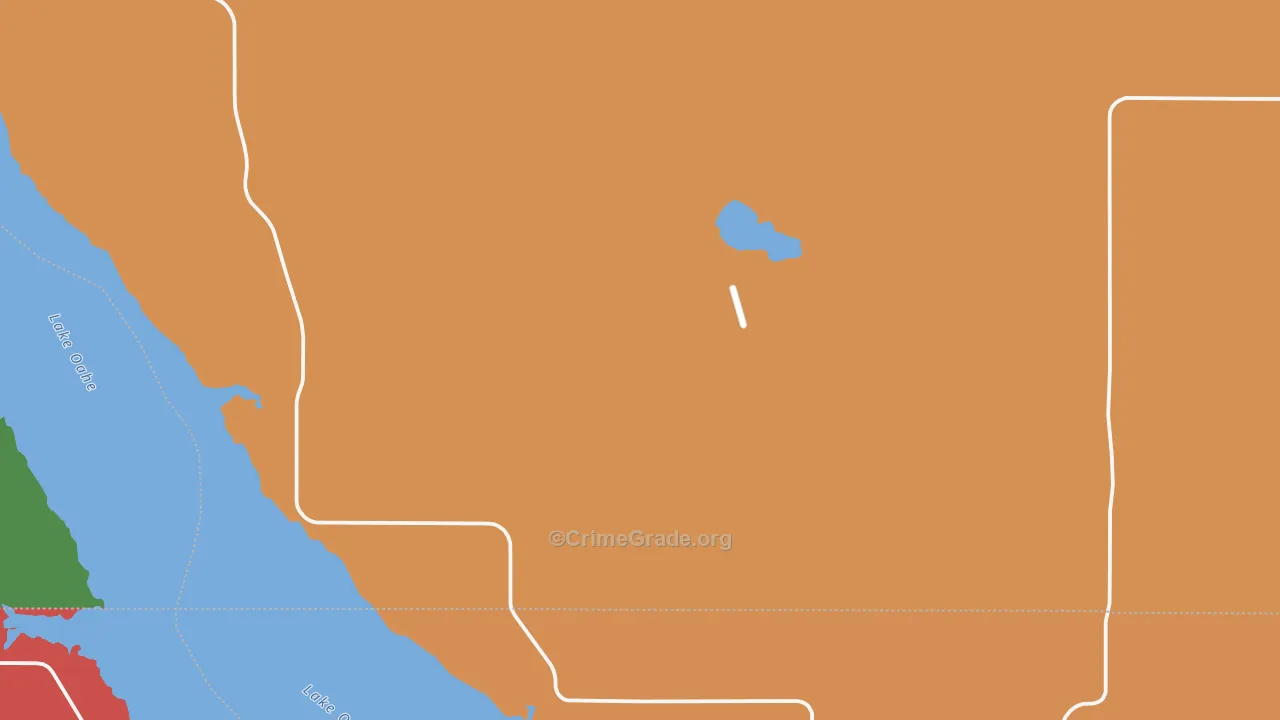 Pollock, ND Map of Drug-Related Crime Rates