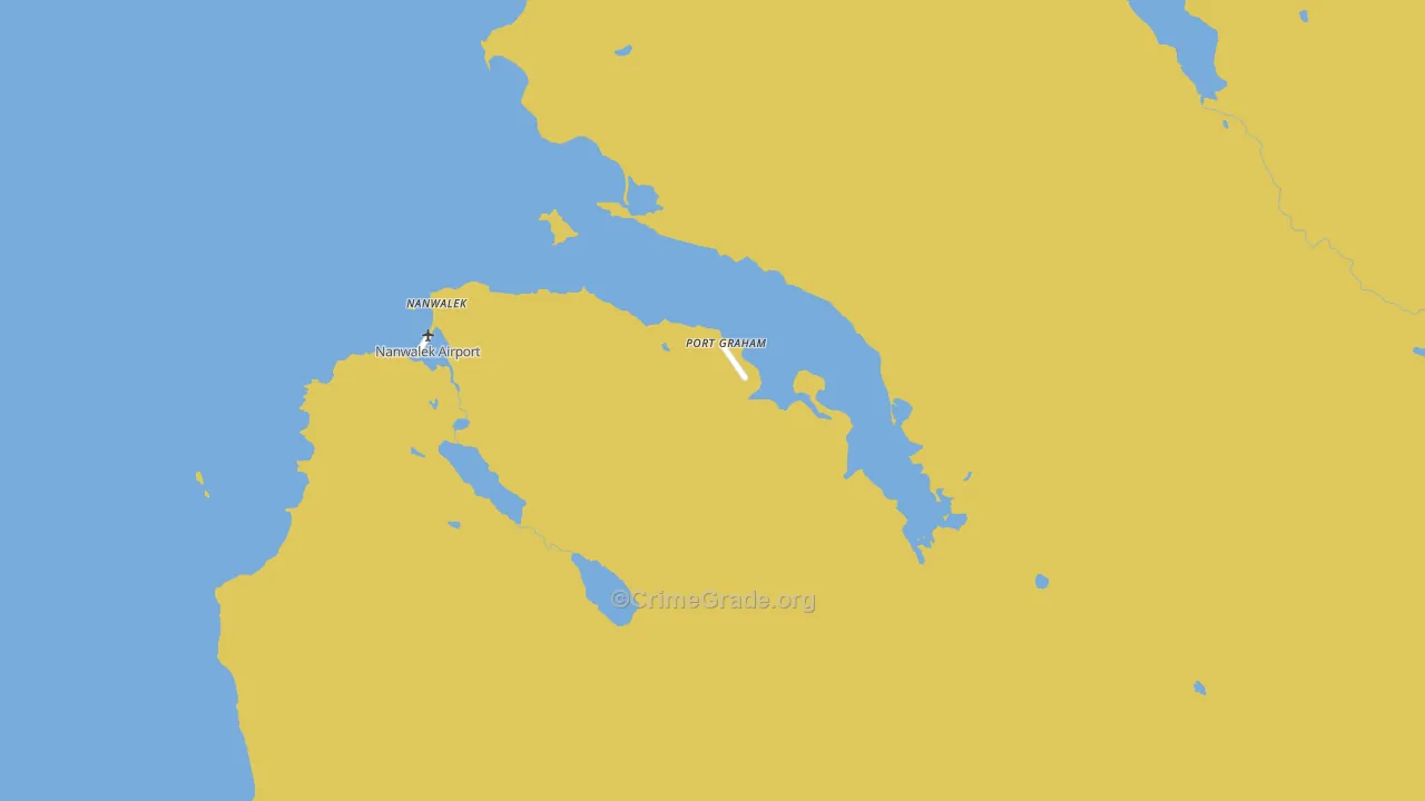 Port Graham, AK Map of Drug-Related Crime Rates