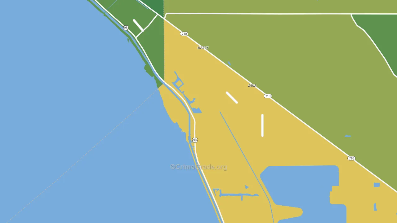 Port Mayaca, FL Map of Drug-Related Crime Rates