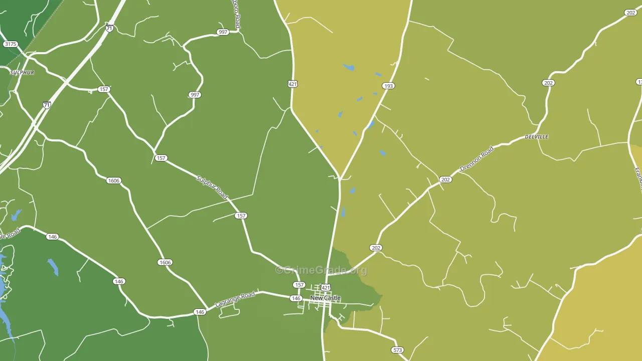 Port Royal, KY Map of Drug-Related Crime Rates