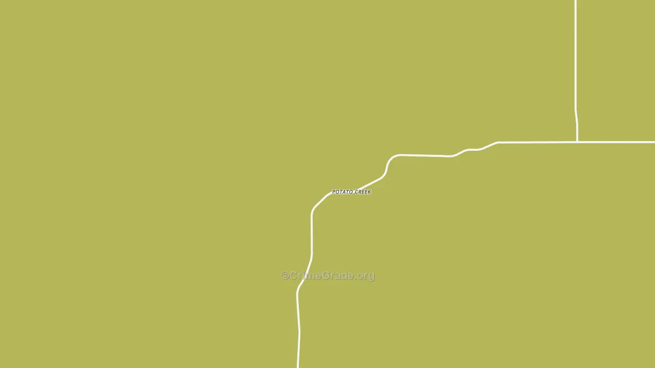 Potato Creek, SD Map of Drug-Related Crime Rates