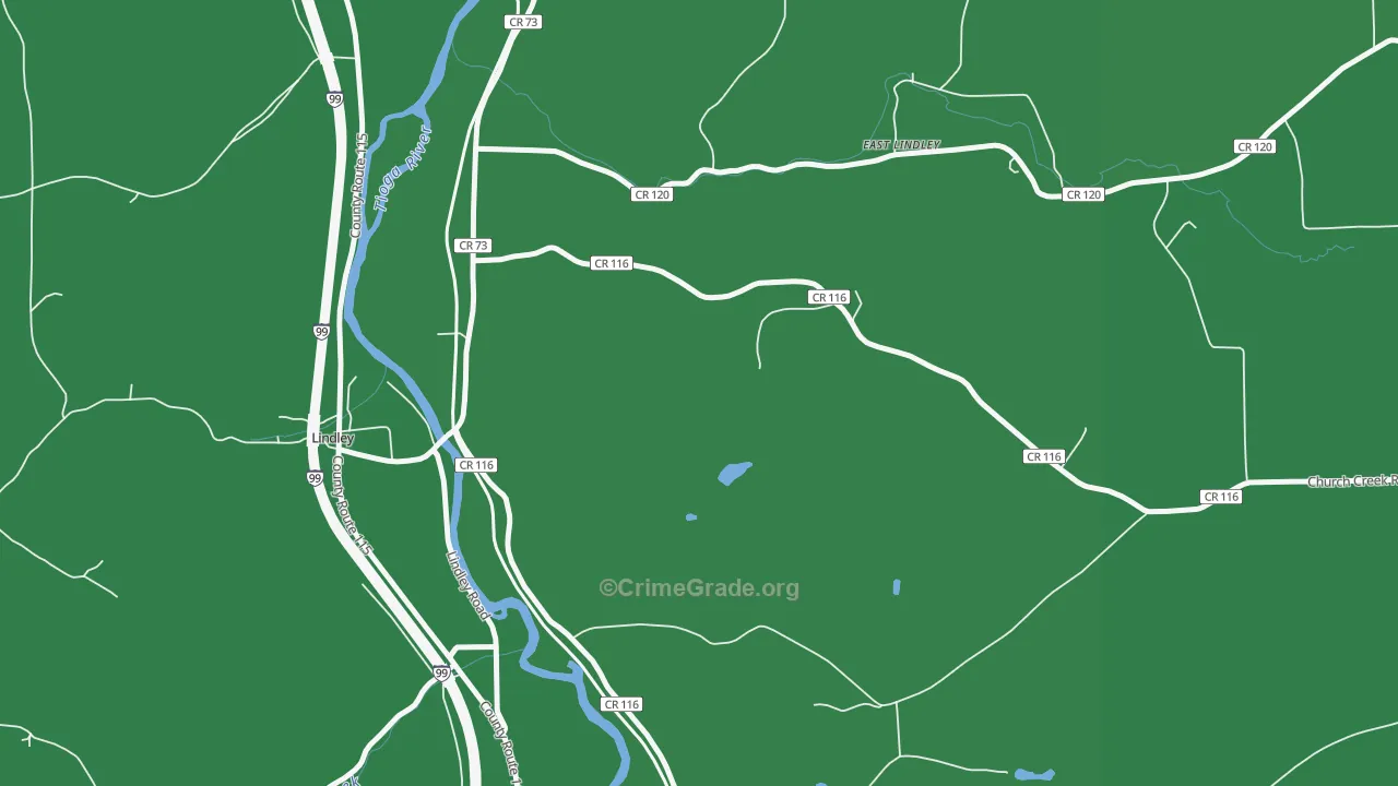 Presho, NY Map of Drug-Related Crime Rates