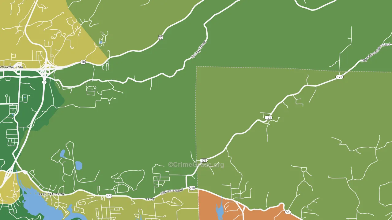 Price, AR Map of Drug-Related Crime Rates