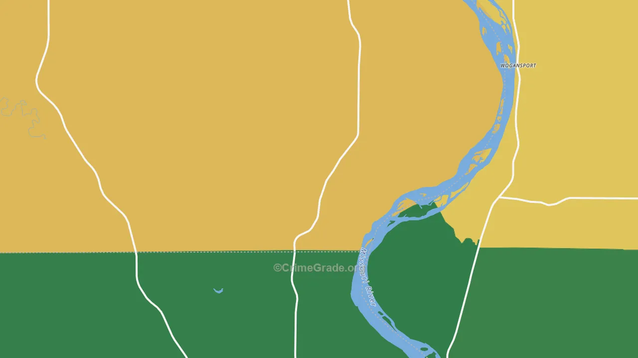 Price, ND Map of Drug-Related Crime Rates