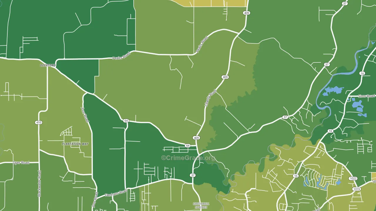 Pride, LA Map of Drug-Related Crime Rates