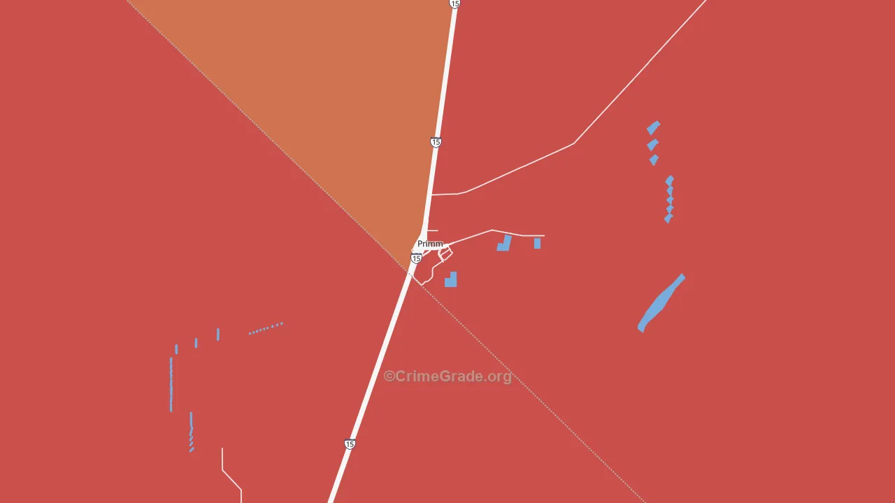 Primm, NV Map of Drug-Related Crime Rates