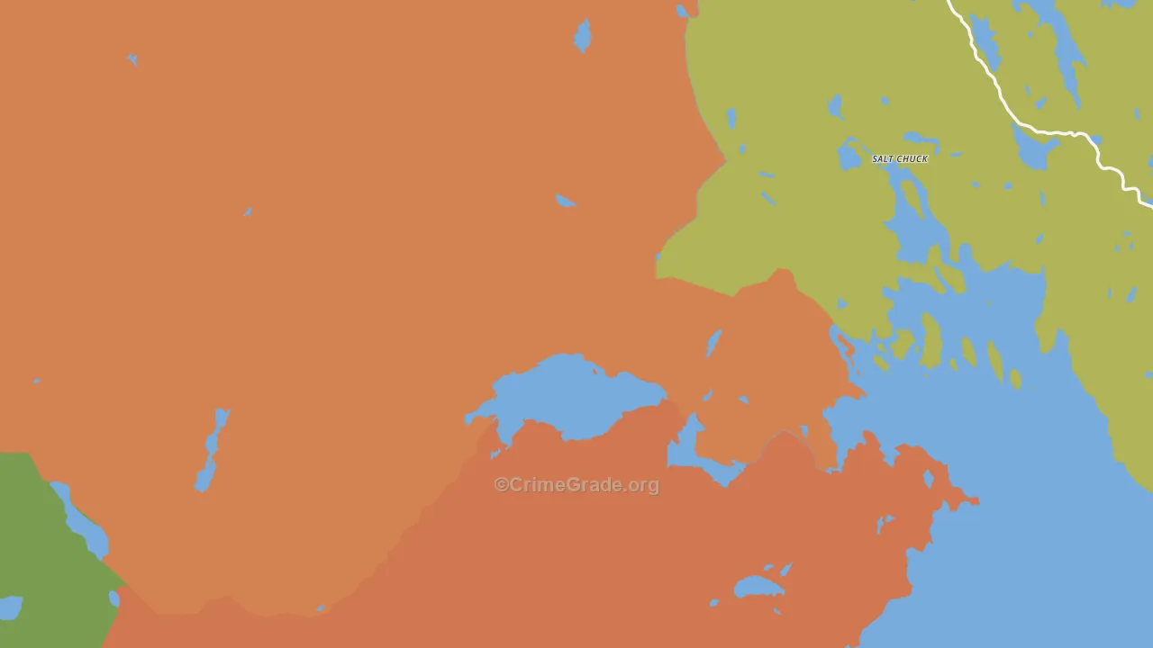 Prince of Wales-Hyder Census Area, AK Map of Drug-Related Crime Rates