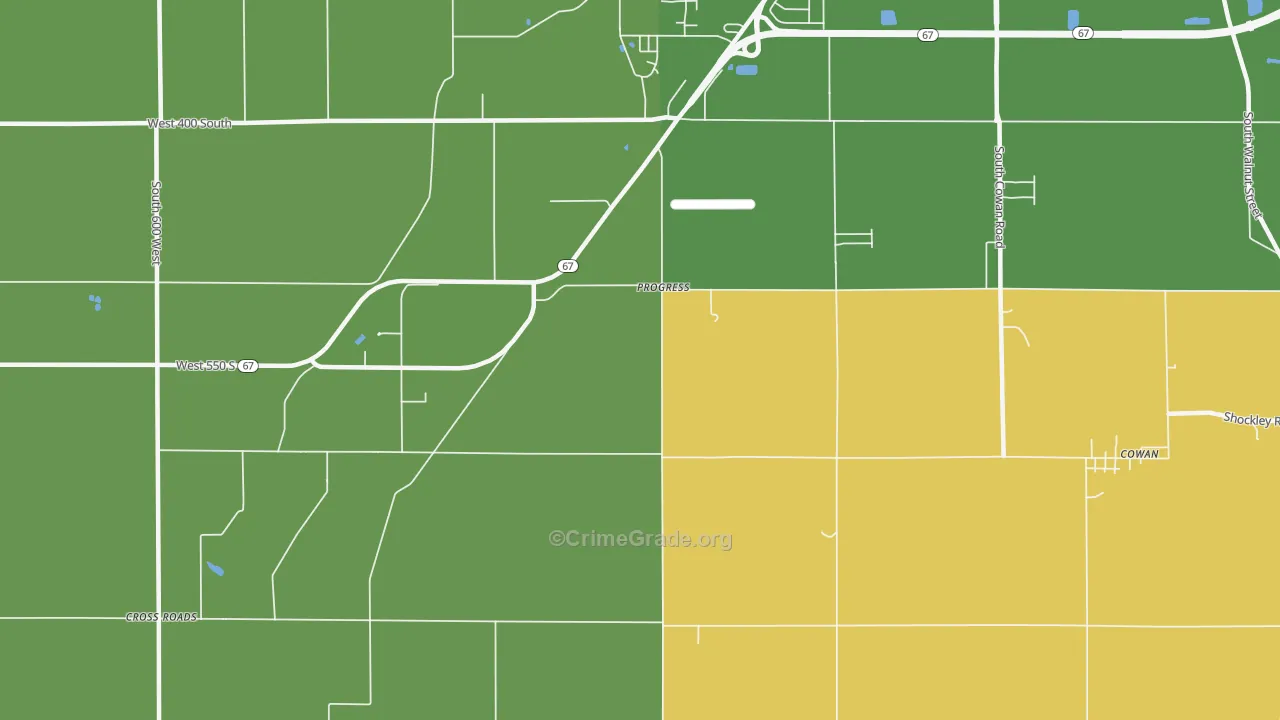 Progress, IN Map of Drug-Related Crime Rates