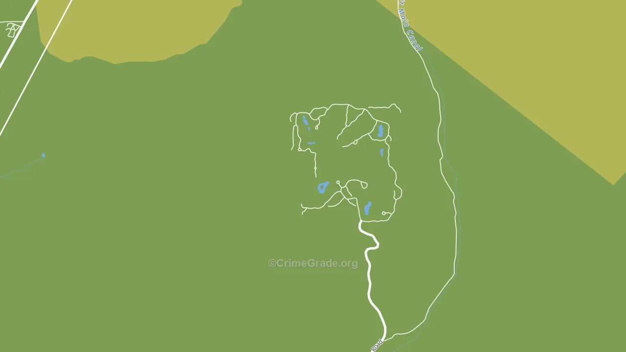 Pronghorn, OR Map of Drug-Related Crime Rates