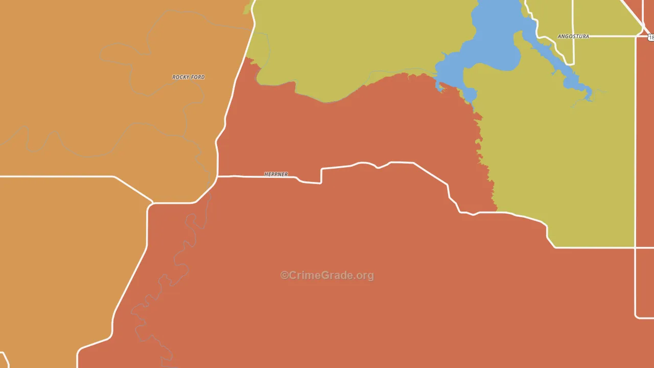 Provo, SD Map of Drug-Related Crime Rates