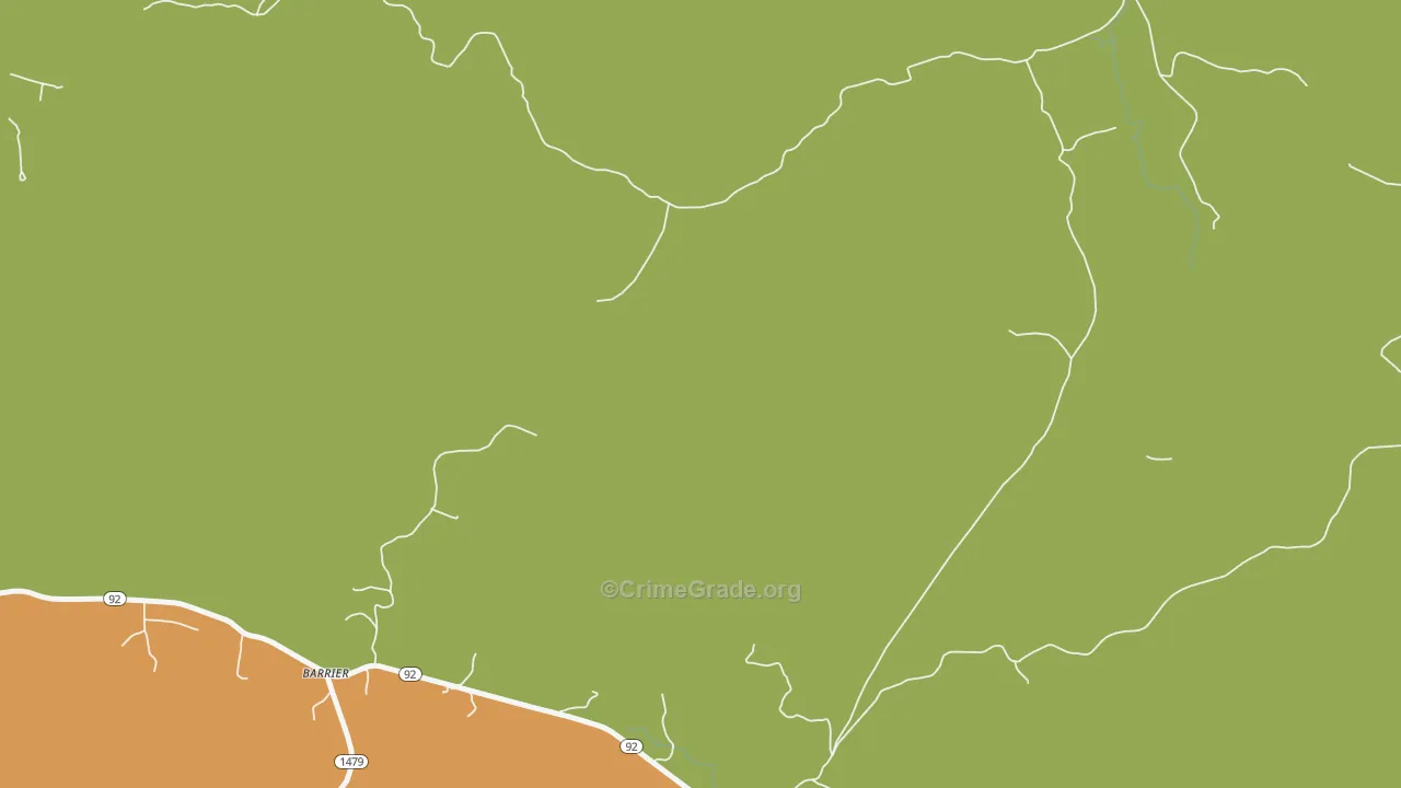 Pueblo, KY Map of Drug-Related Crime Rates