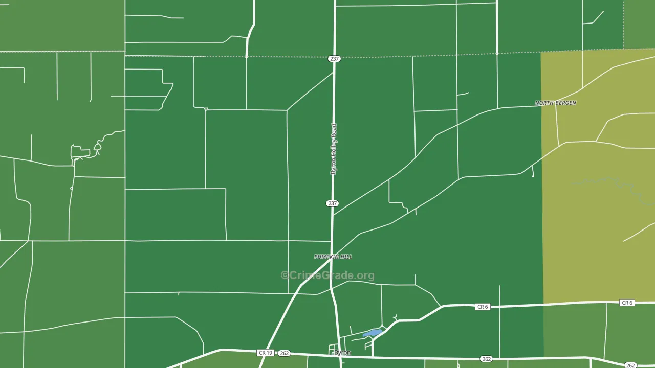 Pumpkin Hill, NY Map of Drug-Related Crime Rates