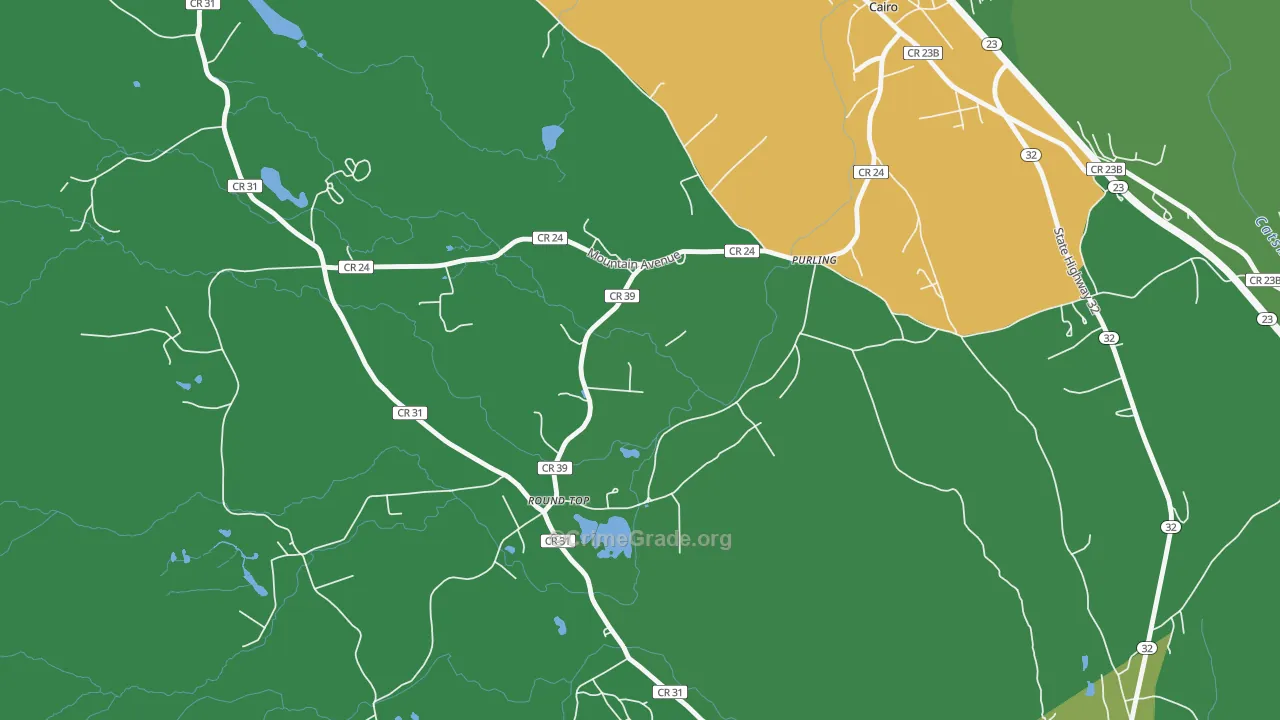 Purling, NY Map of Drug-Related Crime Rates