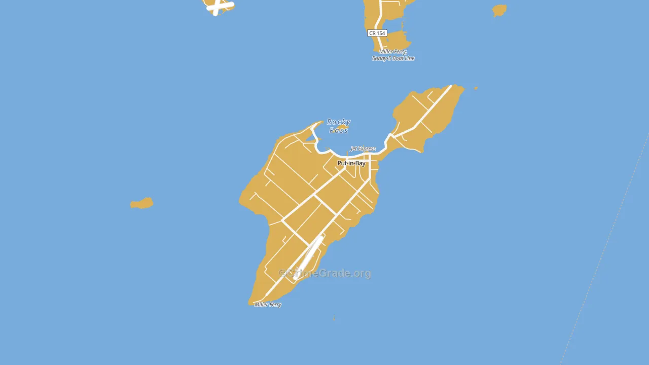 Put-in-Bay, OH Map of Drug-Related Crime Rates