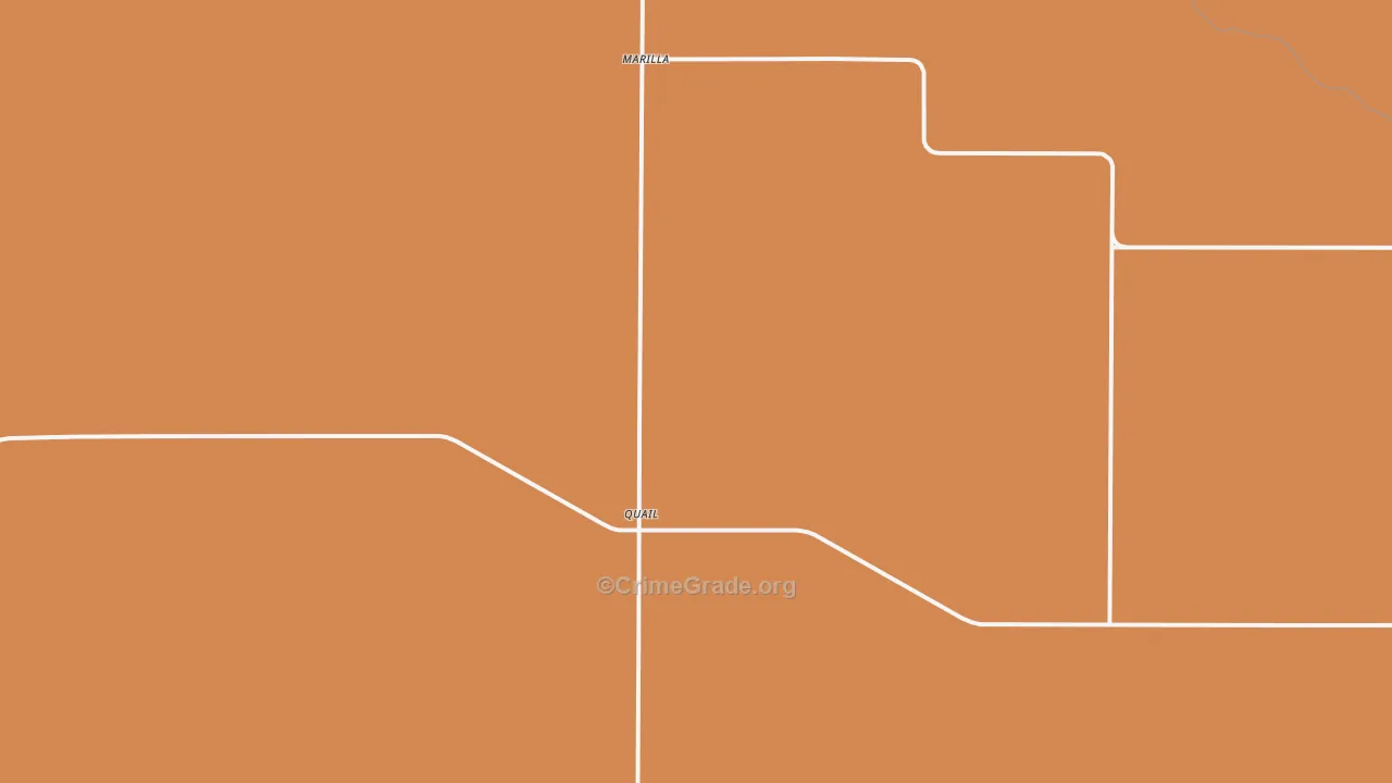 Quail, TX Map of Drug-Related Crime Rates