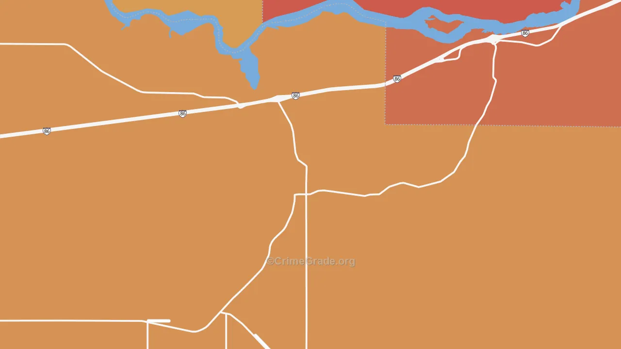 Raft River, ID Map of Drug-Related Crime Rates