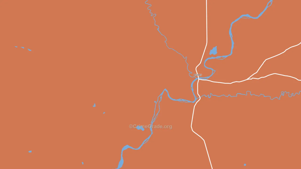 Randlett, UT Map of Drug-Related Crime Rates