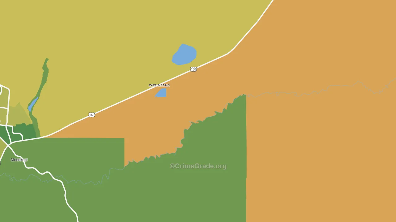 Rare Metals, AZ Map of Drug-Related Crime Rates