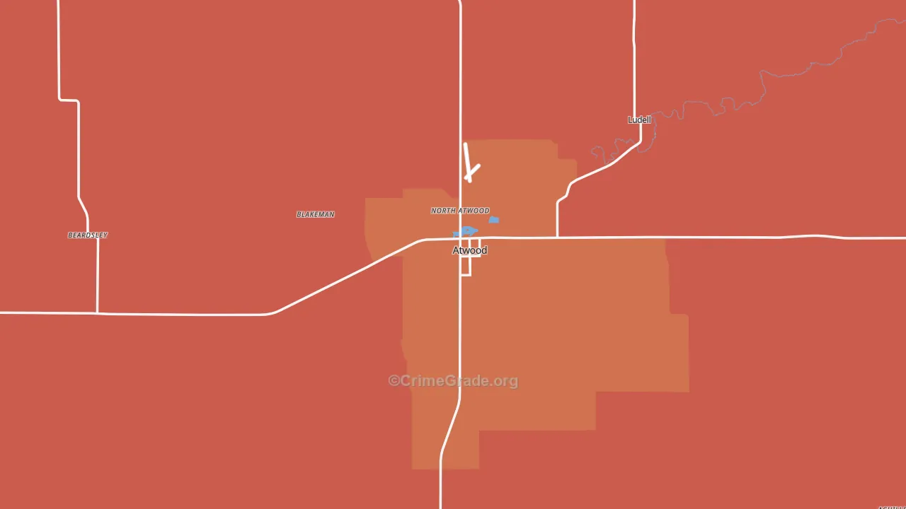 Rawlins County, KS Map of Drug-Related Crime Rates
