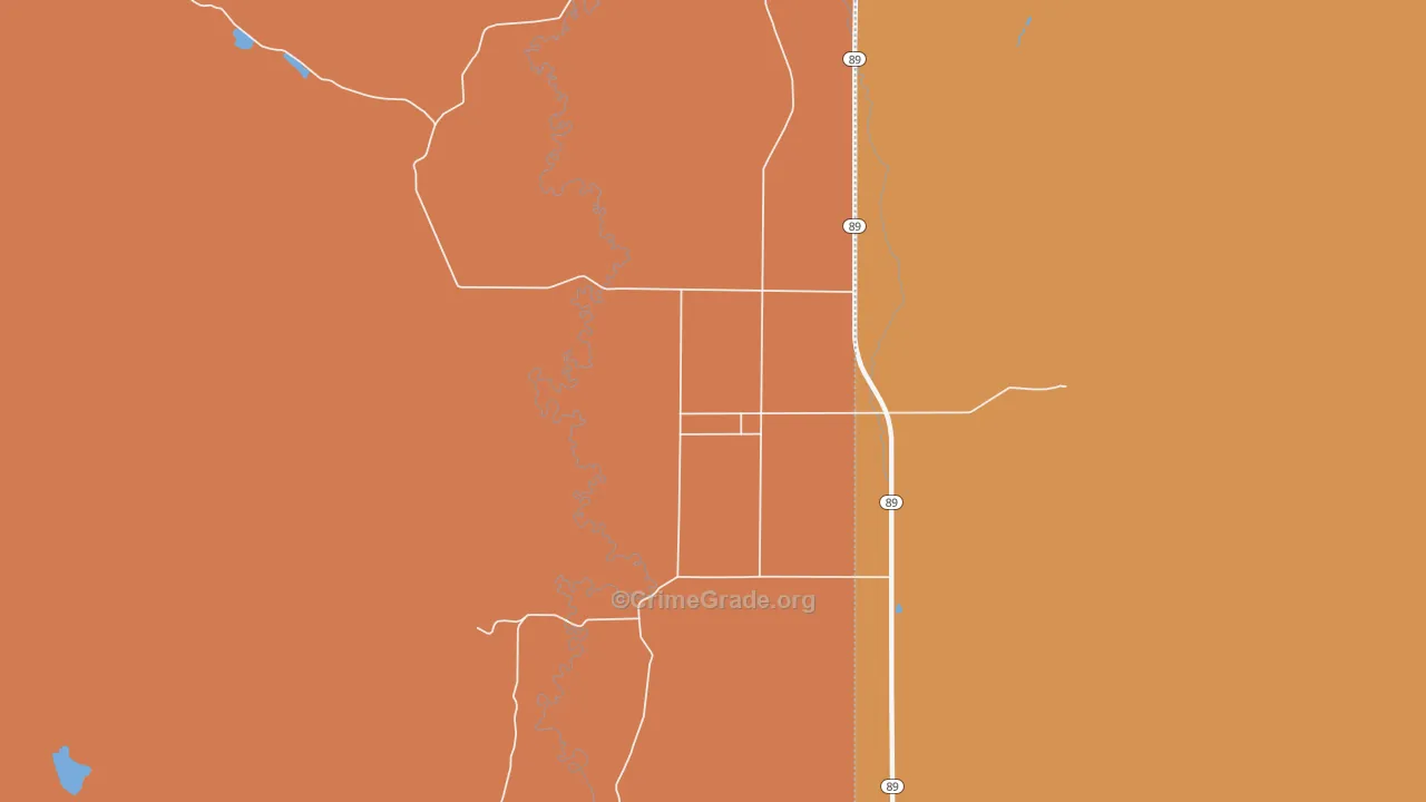Raymond, ID Map of Drug-Related Crime Rates