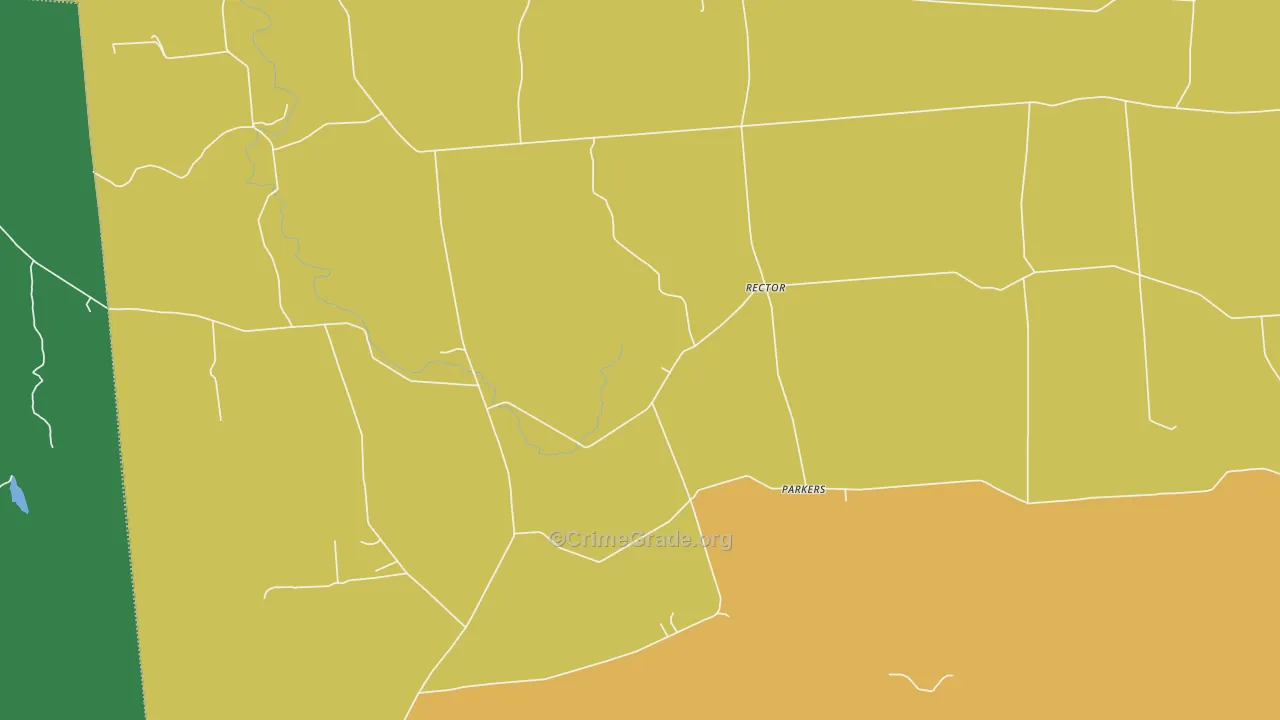Rector, NY Map of Drug-Related Crime Rates