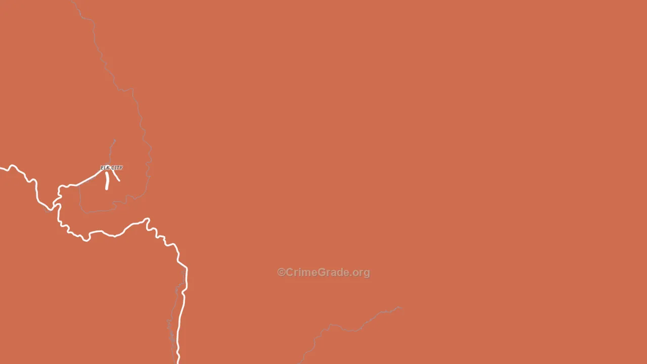 Red River Hot Springs, ID Map of Drug-Related Crime Rates