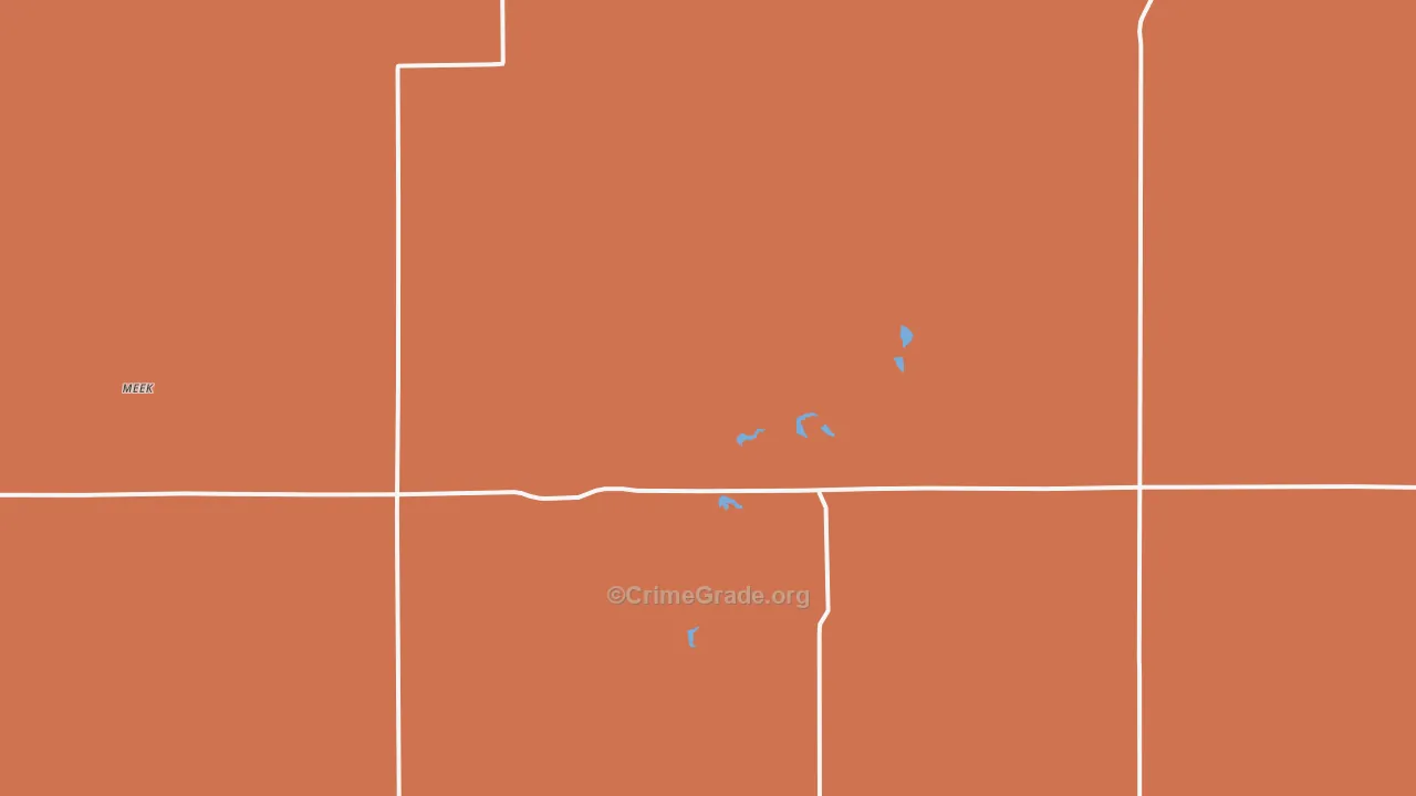 Redbird, NE Map of Drug-Related Crime Rates