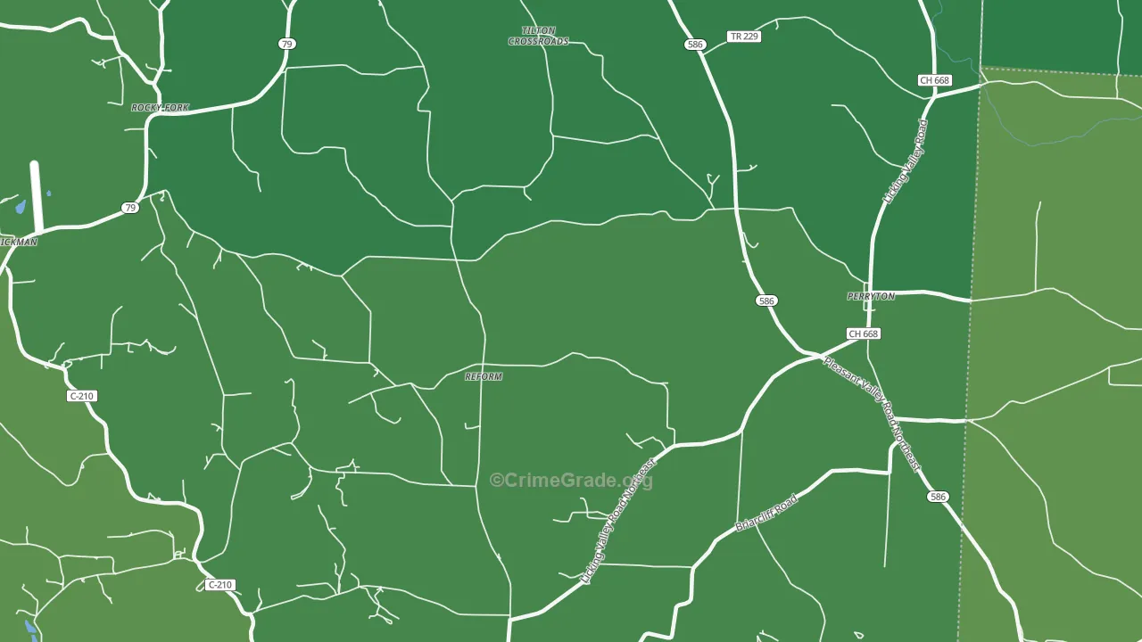 Reform, OH Map of Drug-Related Crime Rates