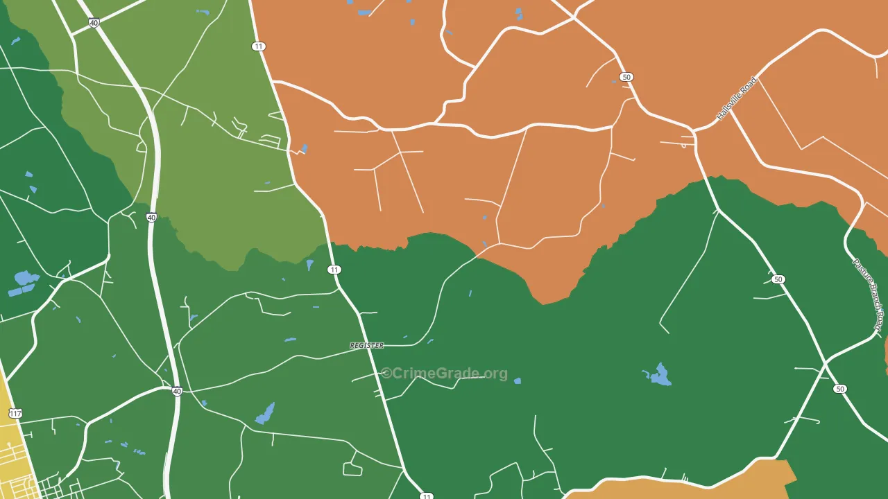 Register, NC Map of Drug-Related Crime Rates