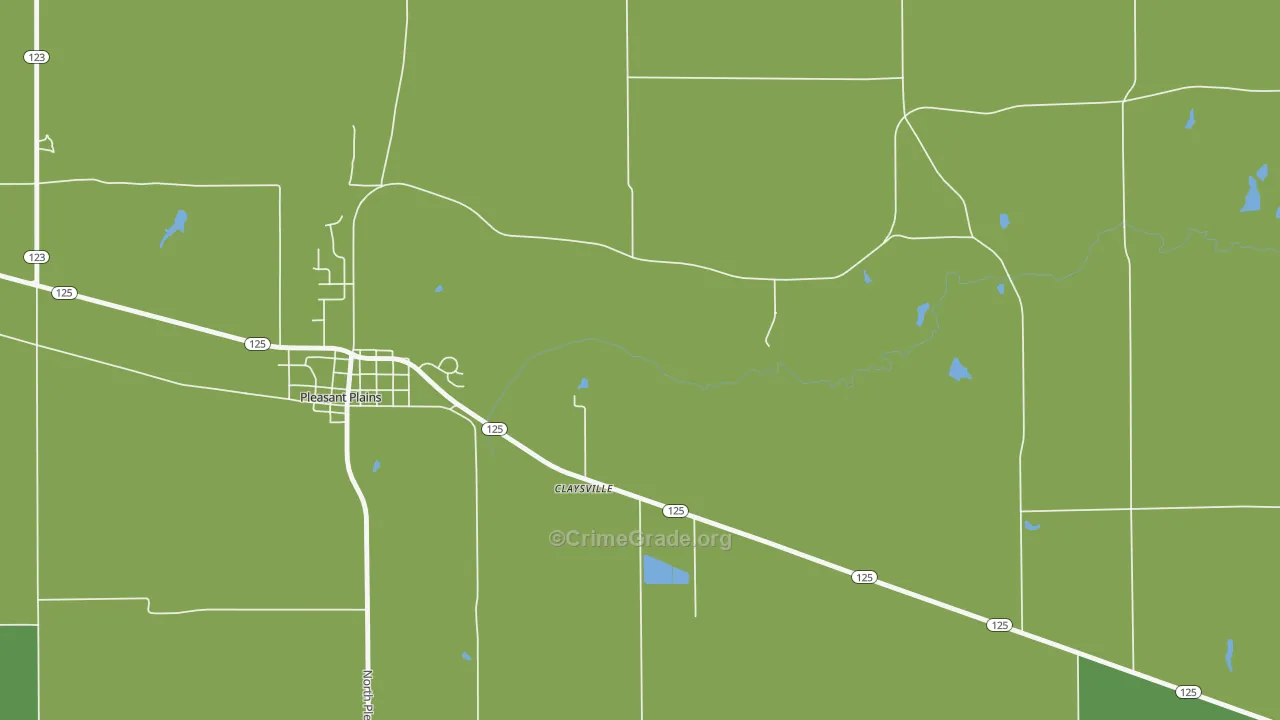 Richland, IL Map of Drug-Related Crime Rates