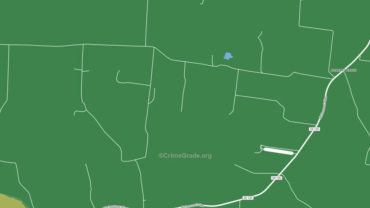 Richmond, TN Map of Drug-Related Crime Rates
