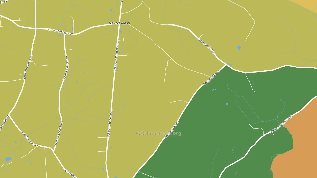 Rico, NC Map of Drug-Related Crime Rates