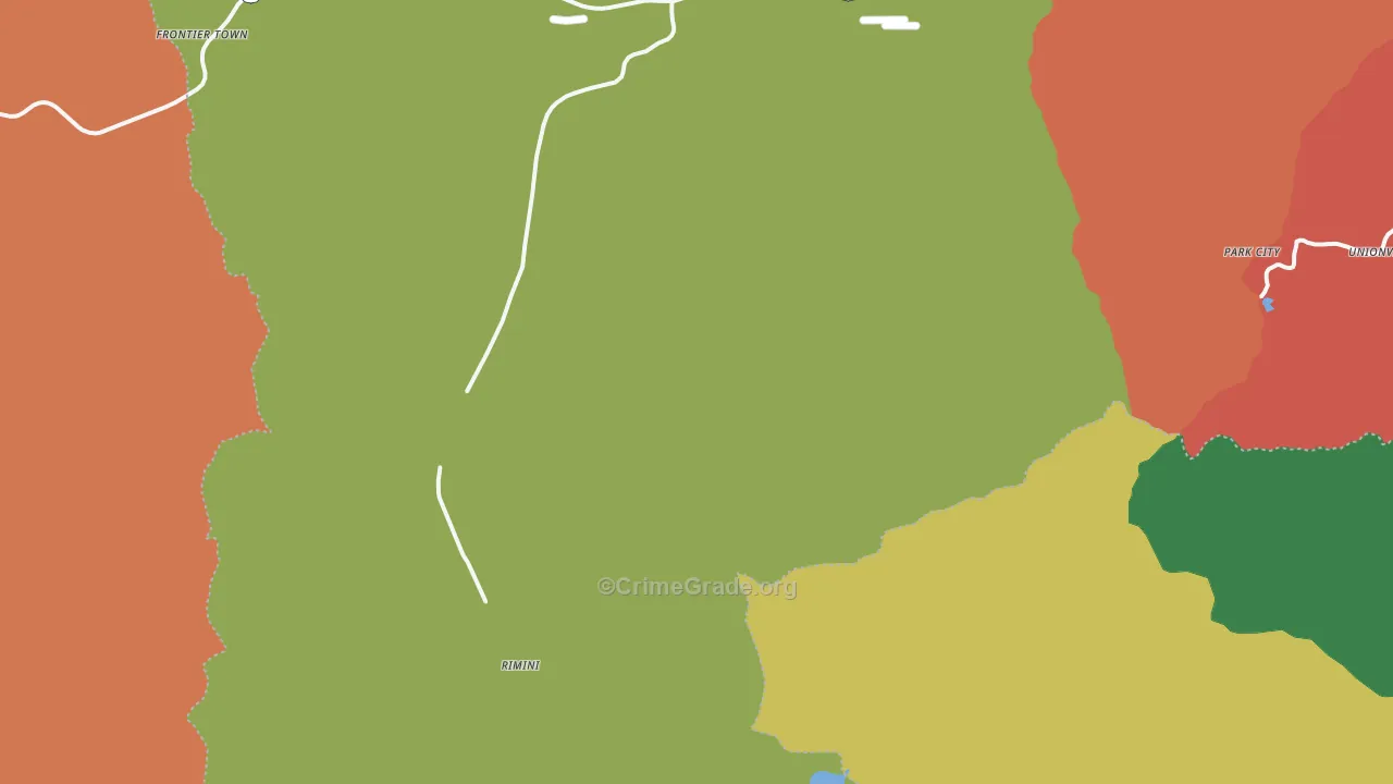 Rimini, MT Map of Drug-Related Crime Rates