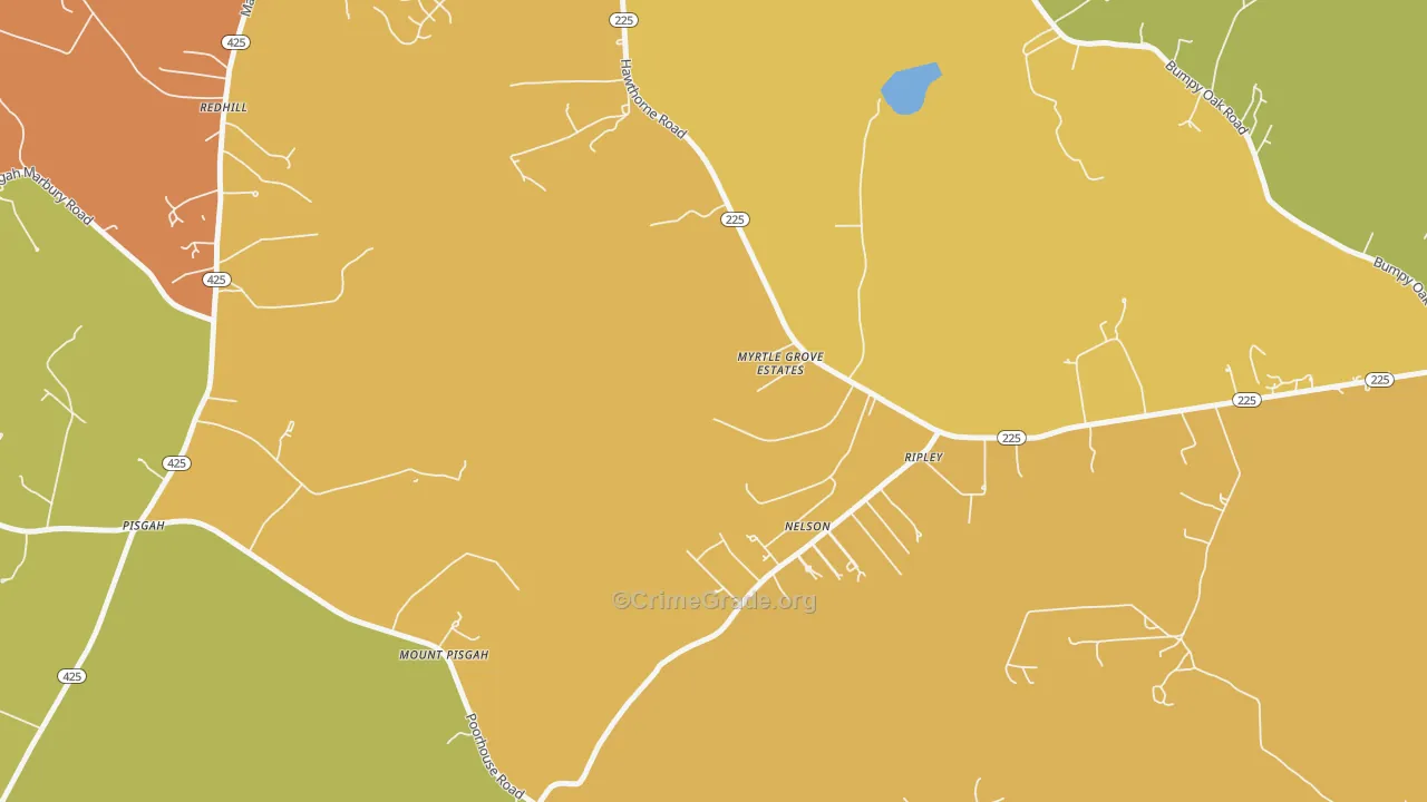 Ripley, MD Map of Drug-Related Crime Rates