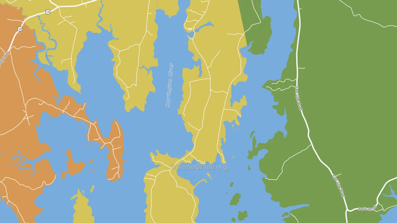 Ripley, ME Map of Drug-Related Crime Rates