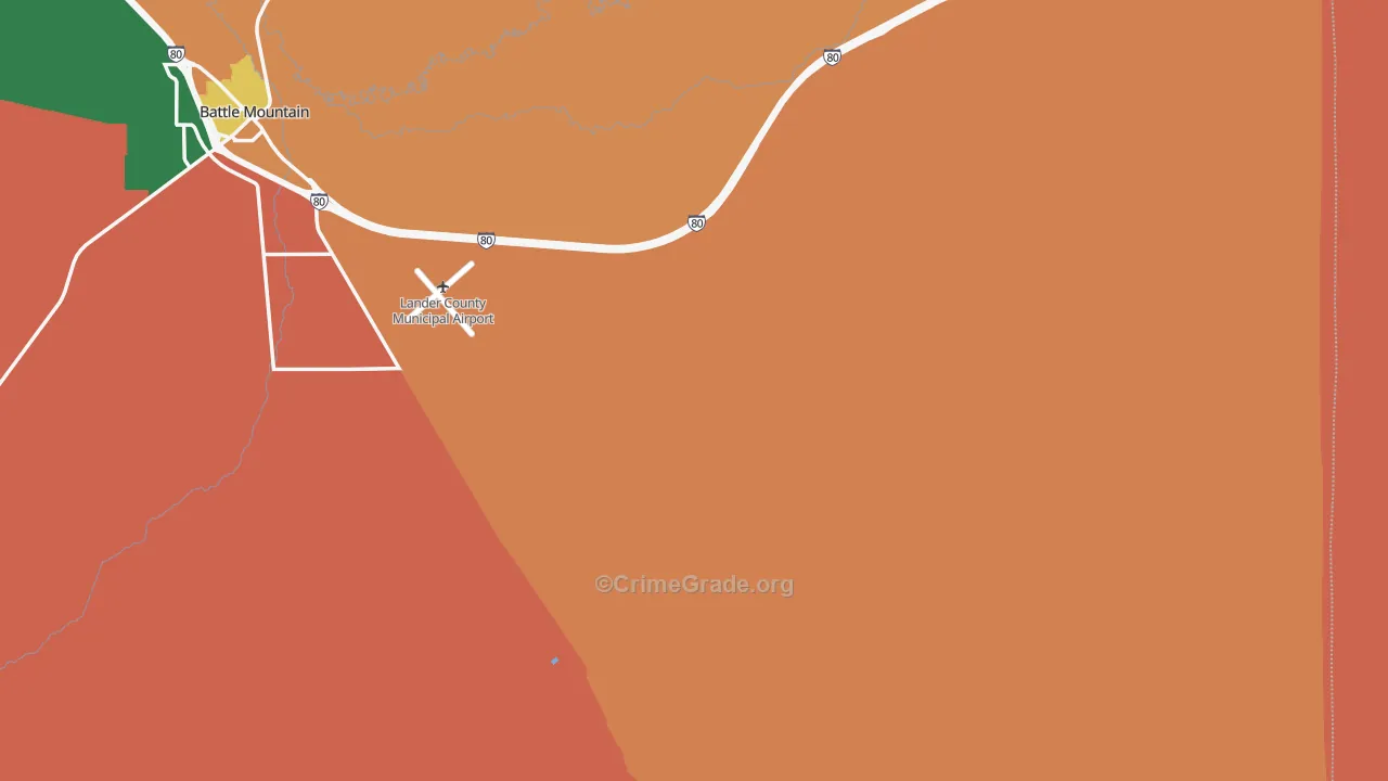 Rixies, NV Map of Drug-Related Crime Rates