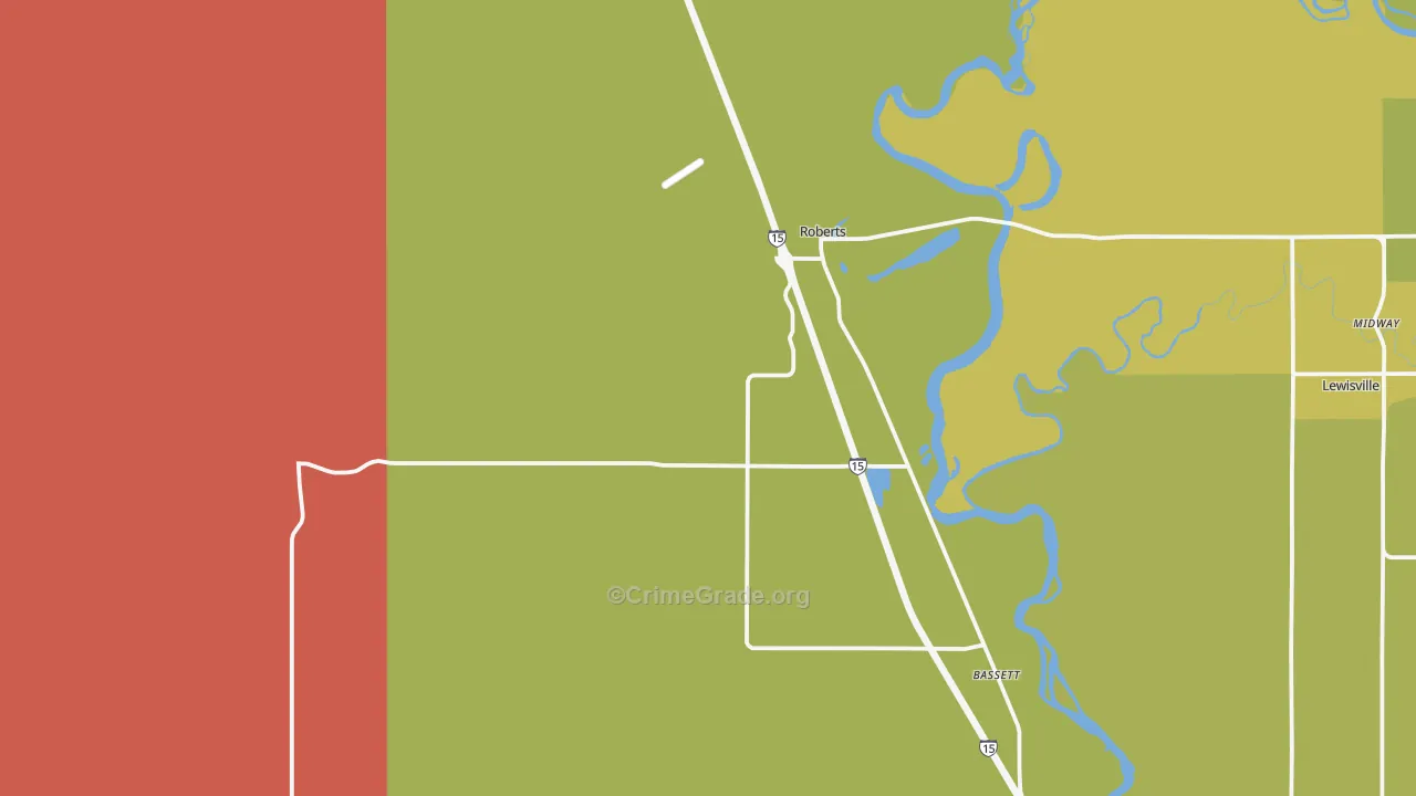 Roberts, ID Map of Drug-Related Crime Rates