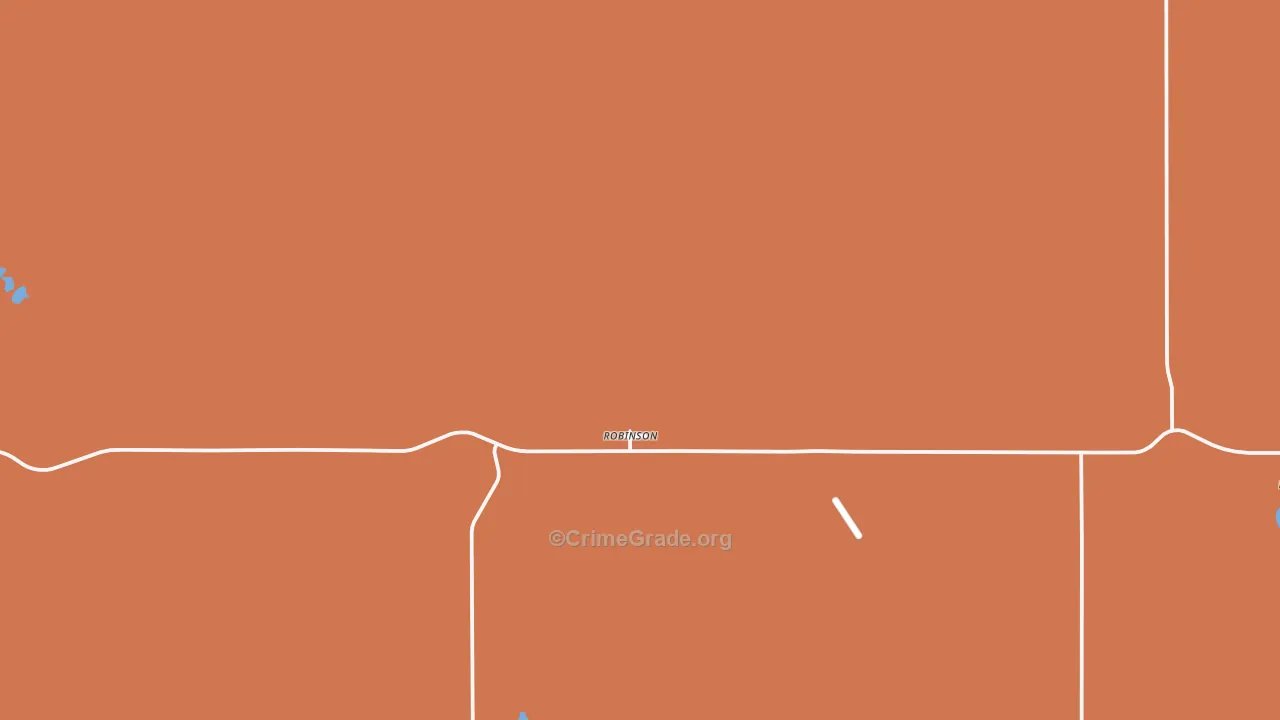 Robinson, ND Map of Drug-Related Crime Rates