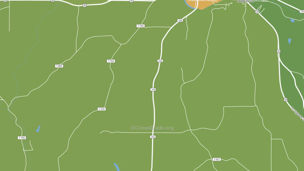 Rock Camp, OH Map of Drug-Related Crime Rates