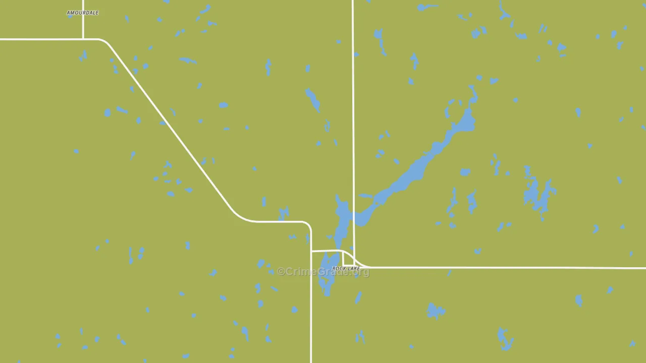 Rocklake, ND Map of Drug-Related Crime Rates