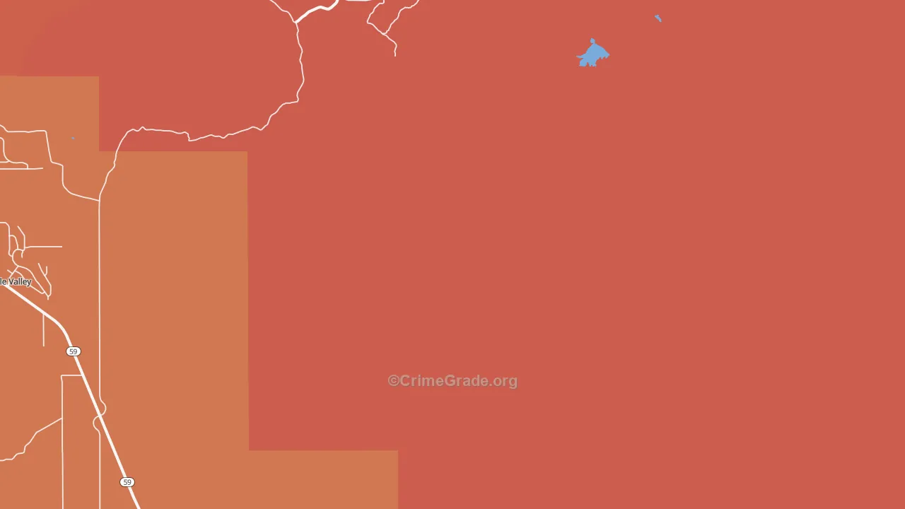 Rockville, UT Map of Drug-Related Crime Rates