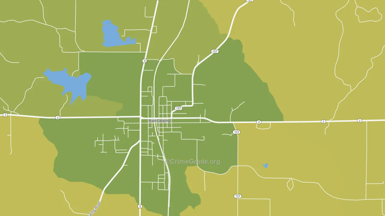 Rocky Mount, LA Map of Drug-Related Crime Rates