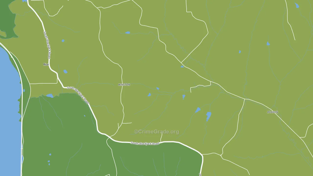 Rodden, IL Map of Drug-Related Crime Rates