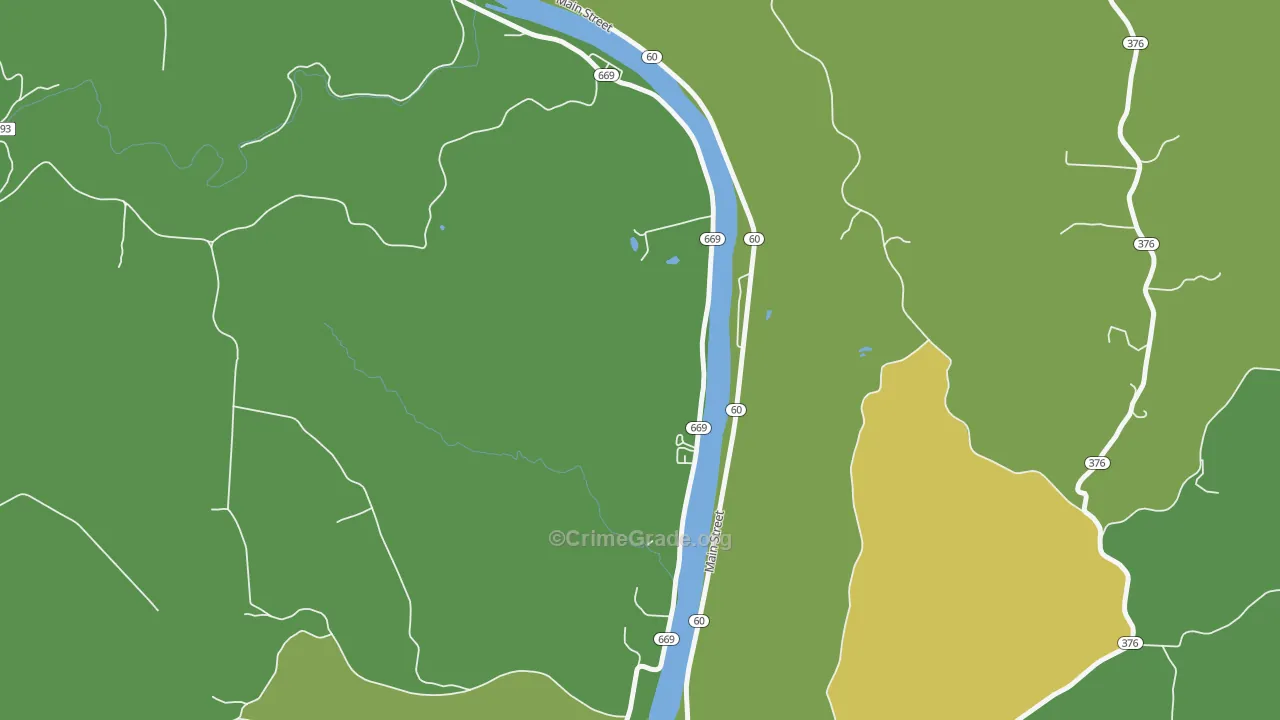 Rokeby Lock, OH Map of Drug-Related Crime Rates